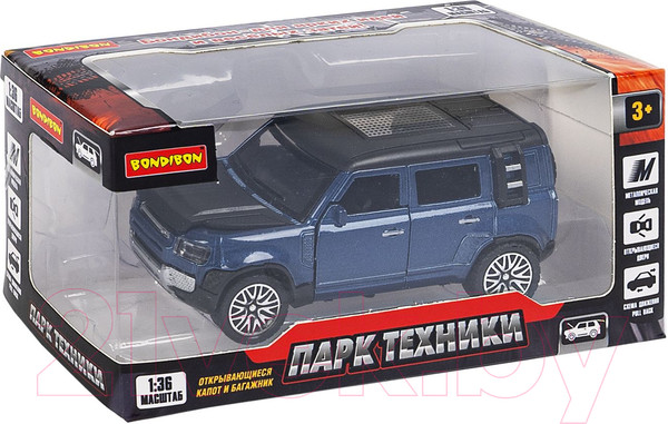 Изображение товара Масштабная модель автомобиля Bondibon Парк Техники / ВВ6410