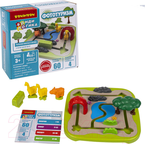 Изображение товара Игра-головоломка Bondibon БондиЛогика Фототуризм / ВВ6399