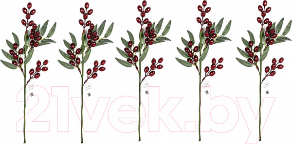 Изображение товара Искусственные ветки GrandSiti 26193-5 / L24/43CM (5шт)
