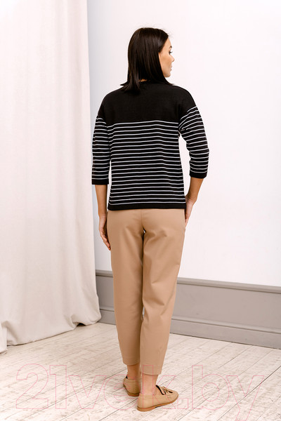 Изображение товара Джемпер Romgil ТЗ367  (р.158-164-100-106, черный/белый)