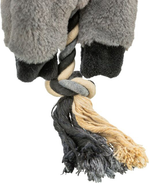 Изображение товара Игрушка для собак Trixie Ослик на веревке / 36099