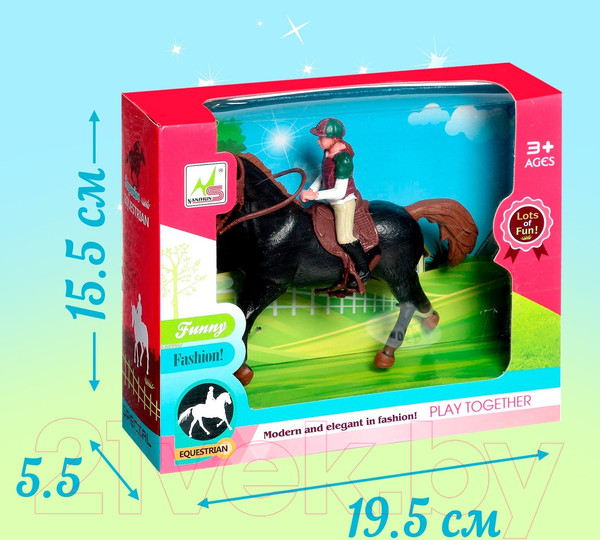 Изображение товара Кукла с аксессуарами Sima-Land Лошадка 303-1 / 4387966