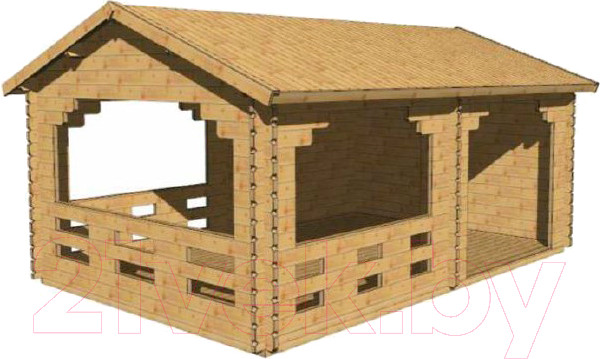 Изображение товара Беседка ДомБелКом Б-2 3.5x5.6