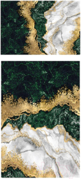 Изображение товара Набор ковриков для ванной и туалета Lemir home HT 321 (100x60/40x60)