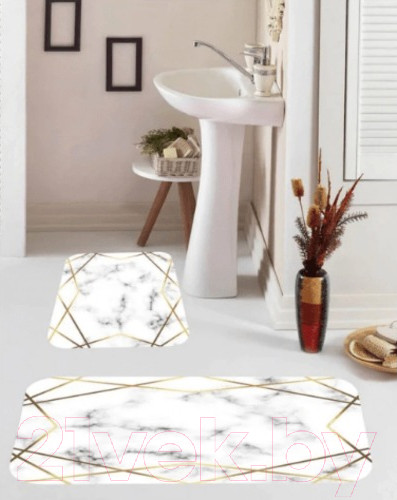 Изображение товара Набор ковриков для ванной и туалета Lemir home HT 326 (100x60/40x60)