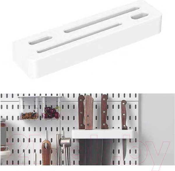 Изображение товара Стенка-органайзер Swed house с перфорированной доской 64.02.3833 (белый)