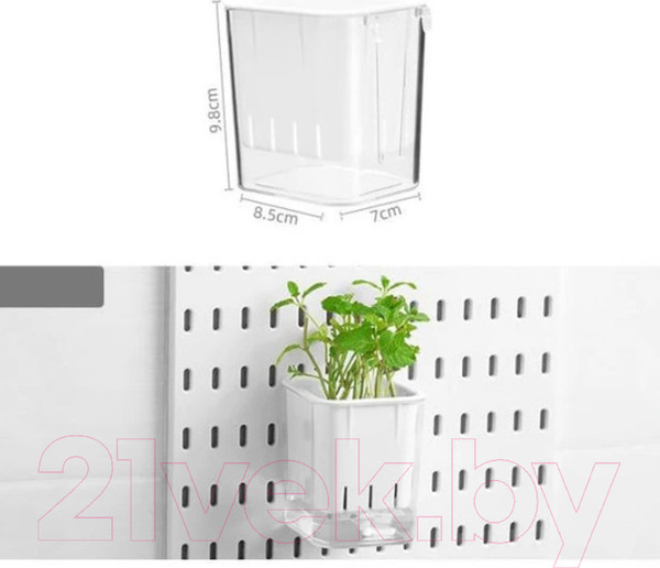 Изображение товара Стенка-органайзер Swed house с перфорированной доской 64.02.3833 (белый)