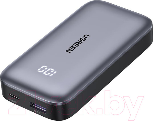 Изображение товара Портативное зарядное устройство Ugreen PB502 10000mAh / 25185 (серый)