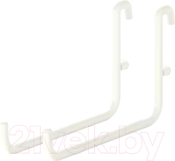 Изображение товара Набор крючков для стенки-органайзера Swed house Savaran 34.72.4891 (2шт, белый)