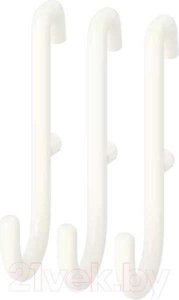 Изображение товара Набор крючков для стенки-органайзера Swed house Savaran 34.72.6265 (3шт, белый)