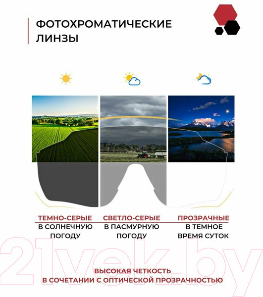 Изображение товара Очки солнцезащитные Kapvoe PC-KE9408-1LENSDS (06, белый/зеленый)