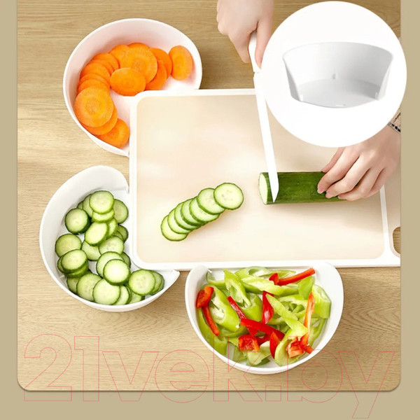 Изображение товара Емкость для нарезки Swed house Skylt 27.05.7618 (белый)