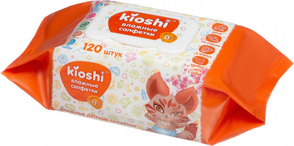 Изображение товара Влажные салфетки детские KIOSHI KS422 (120шт)
