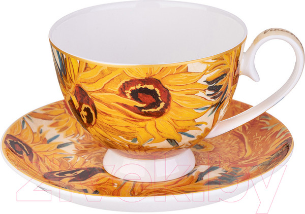 Изображение товара Чашка с блюдцем Lefard Подсолнухи / 104-1009