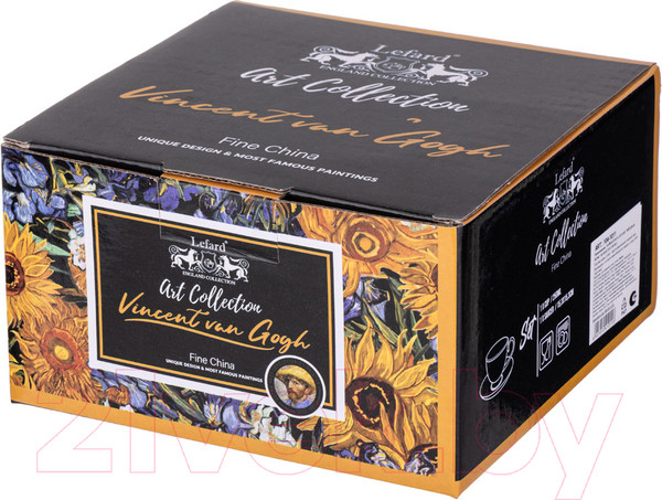 Изображение товара Чашка с блюдцем Lefard Подсолнухи / 104-1009