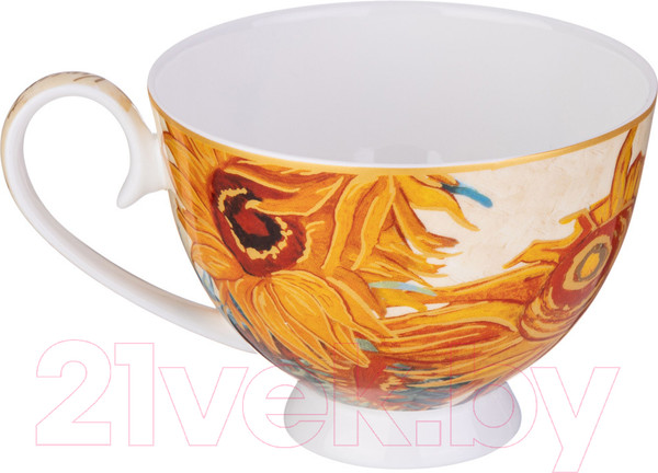 Изображение товара Чашка с блюдцем Lefard Подсолнухи / 104-1009