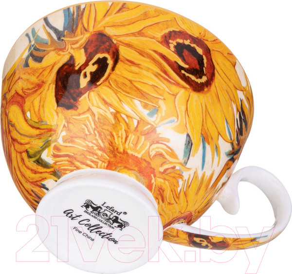 Изображение товара Чашка с блюдцем Lefard Подсолнухи / 104-1009