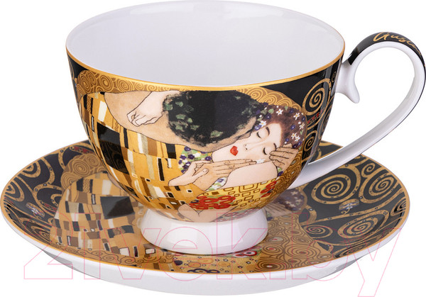 Изображение товара Чашка с блюдцем Lefard Поцелуй / 104-1013