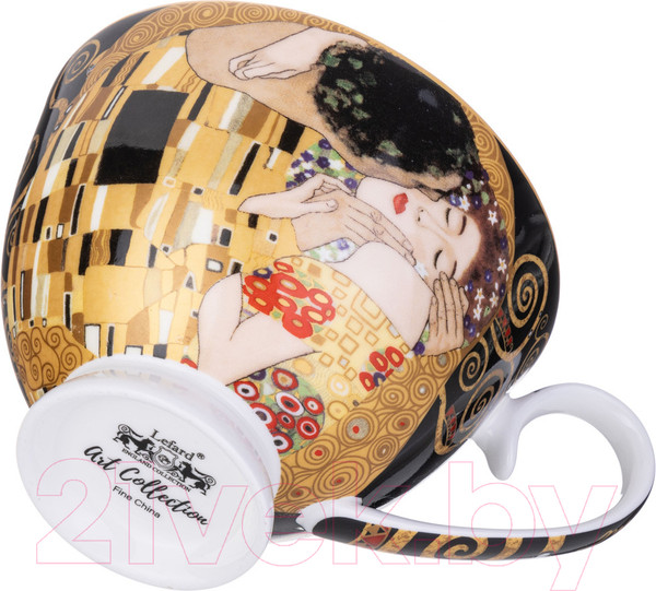 Изображение товара Чашка с блюдцем Lefard Поцелуй / 104-1013