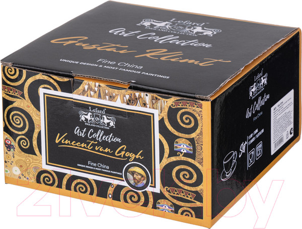 Изображение товара Чашка с блюдцем Lefard Золотая адель / 104-1014