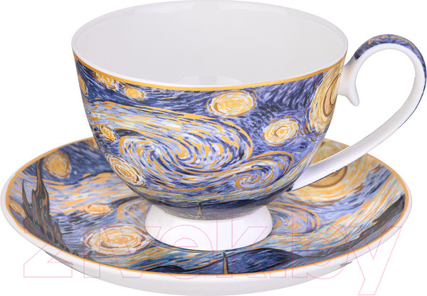 Изображение товара Чашка с блюдцем Lefard Звездная ночь / 104-1011