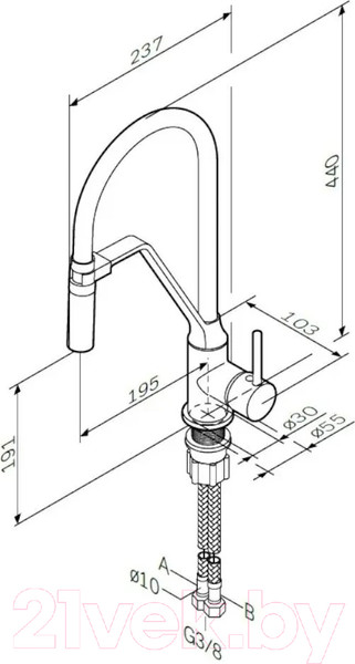 Изображение товара Смеситель AM.PM Jump S / F7713700