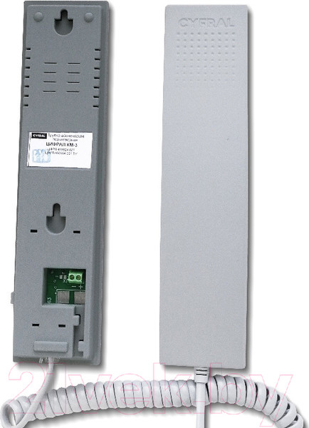 Изображение товара Аудиодомофон Цифрал КМ-3 (серый шелк)