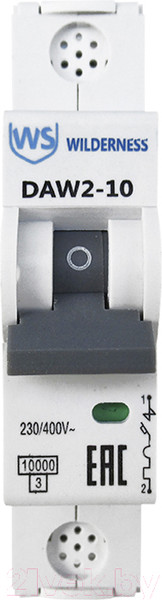 Изображение товара Выключатель автоматический Wilderness DAW2-10 1P / DAW2-10-1-C001