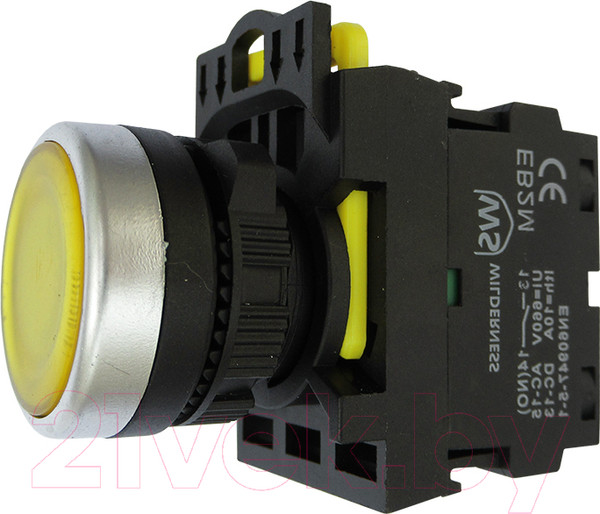 Изображение товара Кнопка для пульта Wilderness EB2M-A-10D/Y 1НО / EB20012 (желтый)