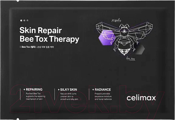 Изображение товара Маска для лица тканевая Celimax Skin Repair Bee Tox Therapy Mask (25мл)