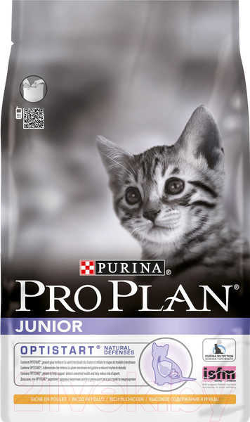 Изображение товара Сухой корм для кошек Pro Plan Junior с курицей (10кг)