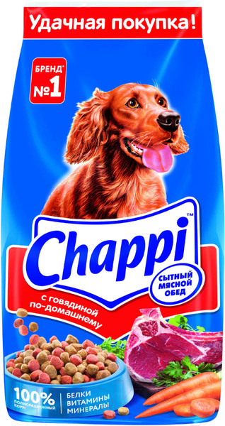Изображение товара Сухой корм для собак Chappi С говядиной по-домашнему с овощами и травами (15кг)