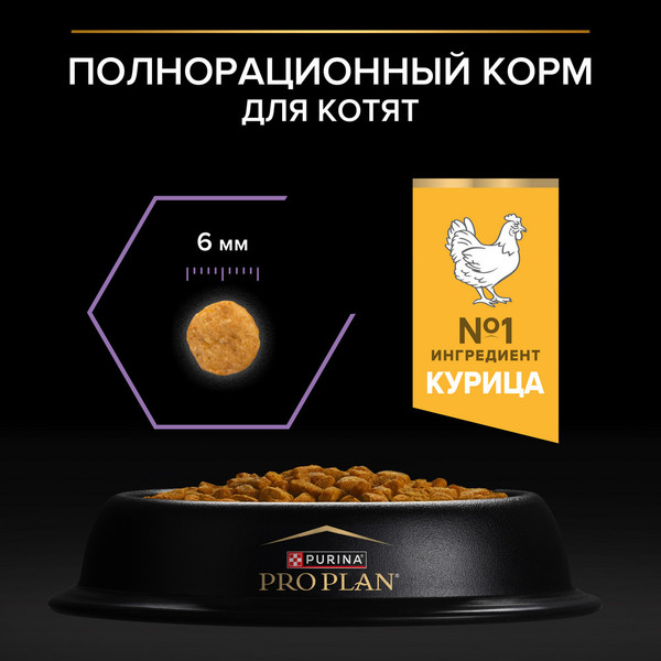 Изображение товара Сухой корм для кошек Pro Plan Junior с курицей (1.5кг)