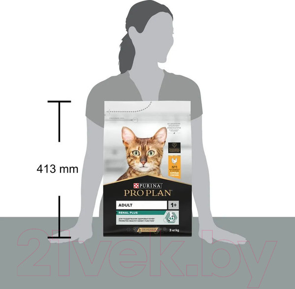 Изображение товара Сухой корм для кошек Pro Plan Adult с курицей (3кг)