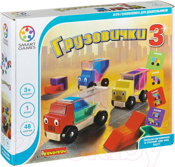 Изображение товара Настольная игра Bondibon Грузовички ВВ0867