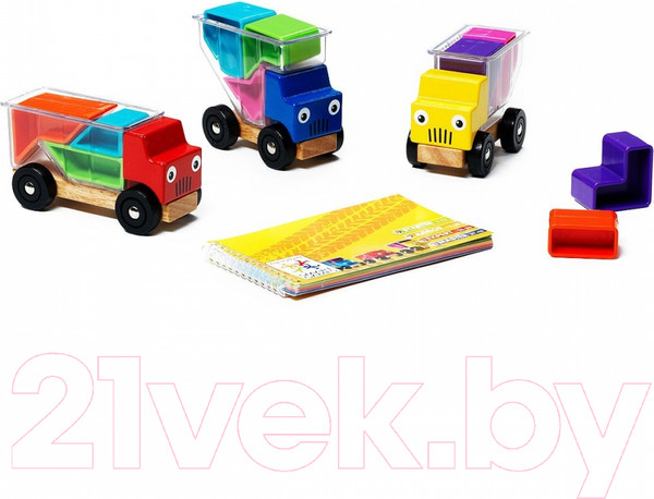 Изображение товара Настольная игра Bondibon Грузовички ВВ0867