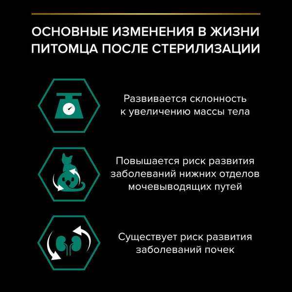 Изображение товара Сухой корм для кошек Pro Plan Sterilised с индейкой (3кг)