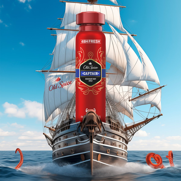 Изображение товара Дезодорант-спрей Old Spice Captain (150мл)