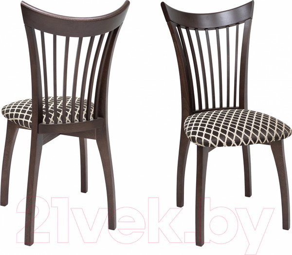 Изображение товара Стул Импэкс Leset Орегон (венге Т-34/жаккард палермо коричневый)