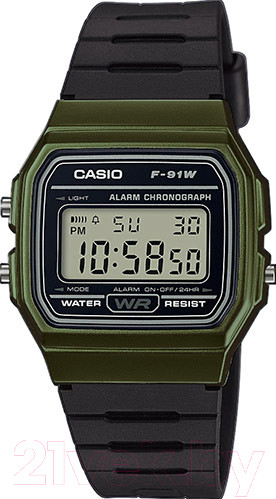 Изображение товара Часы наручные мужские Casio F-91WM-3AEF