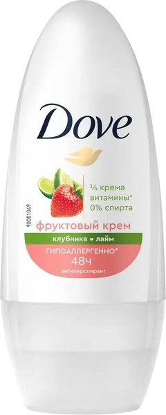Изображение товара Антиперспирант шариковый Dove Клубника лайм (50мл)