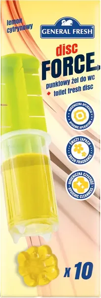 Изображение товара Чистящее средство для унитаза General Fresh Disc Force Лимон (60мл)