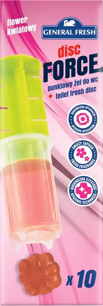 Изображение товара Чистящее средство для унитаза General Fresh Disc Force Цветок (60мл)