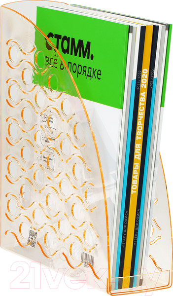 Изображение товара Лоток для бумаг Стамм Вега / ЛТВ-31745 (тонированный неоновый оранжевый)