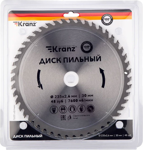 Изображение товара Пильный диск Kranz KR-92-0125