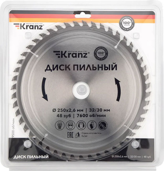 Изображение товара Пильный диск Kranz KR-92-0128