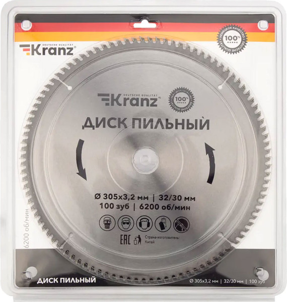 Изображение товара Пильный диск Kranz KR-92-0136