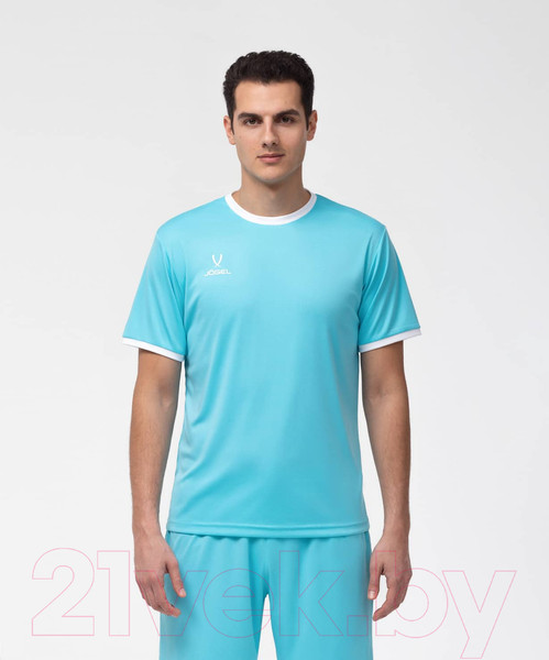 Изображение товара Футболка игровая футбольная Jogel Camp Origin Jersey / JFT-1020 (M, бирюзовый/белый )