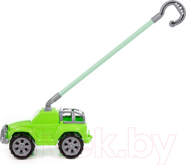 Изображение товара Игрушка-каталка Полесье Дени с ручкой / 01911 (зеленый)