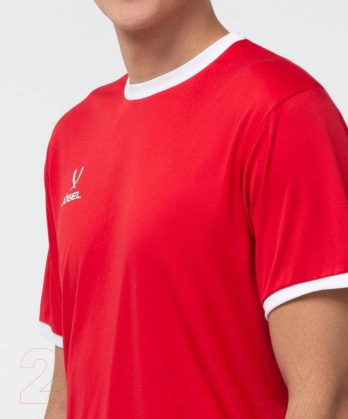 Изображение товара Футболка игровая футбольная Jogel Camp Origin Jersey / JFT-1020 (S, красный/белый)